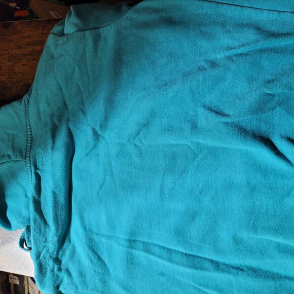 DC Shoes hoodie Turquoise Size Small Dc Shoes Hoodie RARE COLORWAY pullover - Picture 5 of 7